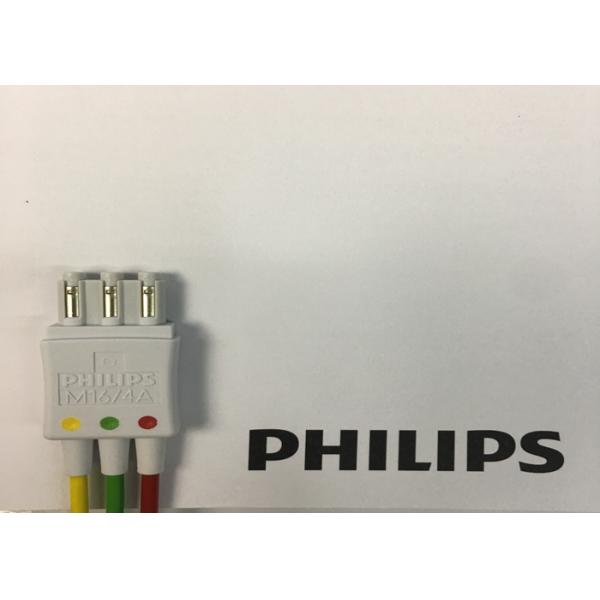 M1674A ECG Lead Set Cable 3 Lead IEC ICU 1M For Medical Equipment
