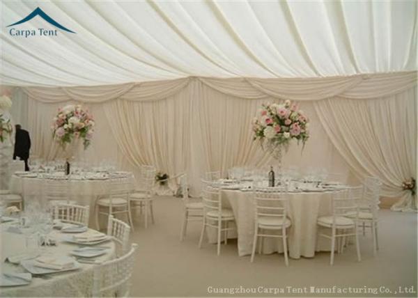 Custom Made Temporary Large Wedding Tents Event Canopy Tent With Glass Wall
