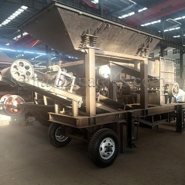 Mini Box Hammer Crusher modificado para requisitos particulares 100t/H portátil