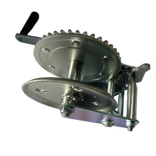 Heavy Duty Steel Marine Trailer Hand Winch Zinc Plated 1200lbs