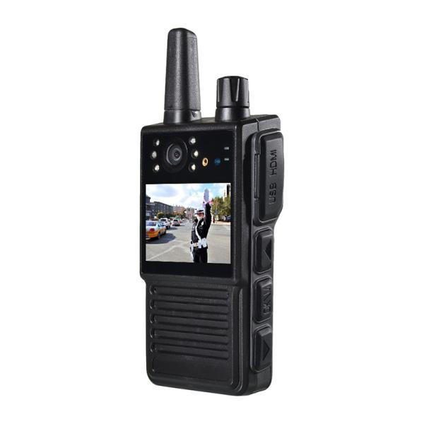 Military Walkie Talkie Police Body Cameras Waterproof 1 Km Long Range Wearable Radio Camera