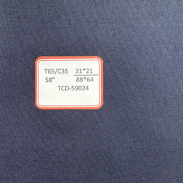 Chlorine Resistant TC Fabric 21x21 88x64 65 35 Poly Cotton Blend