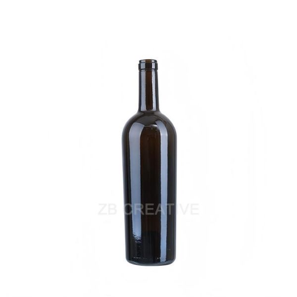 750ml Icon Tapered Bordeaux Glass Bottle Cork Top For Ultra Premium Wine 960g 1731K-7