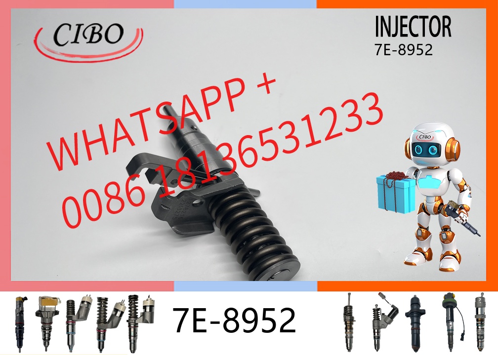 original 7E-8952 Diesel Engine Fuel Injector for 3116 Engine 200B 320B 322B 325B 446B Excavator Parts Fuel Injector Pump Replacement for OEM 0R-8467 original new injector