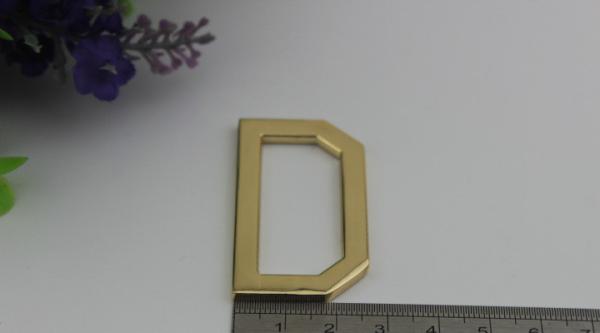 China wholesale 38 mm adjustable strap metal d ring for shoulder bag