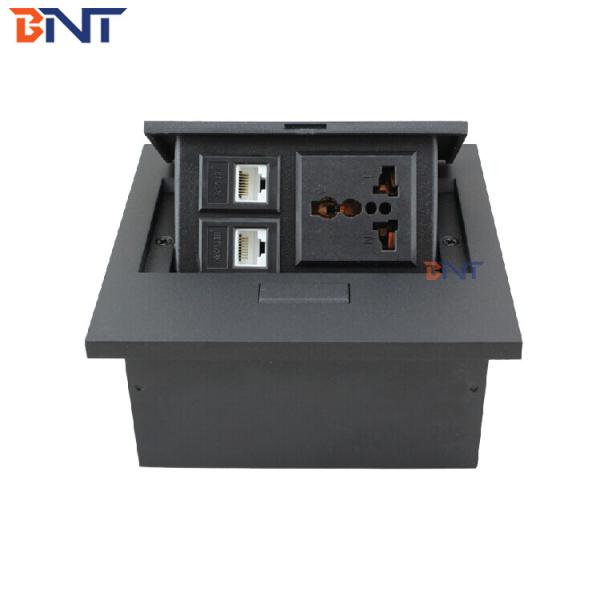 BNT office furniture tabletop pop up desk power outlet for conference table