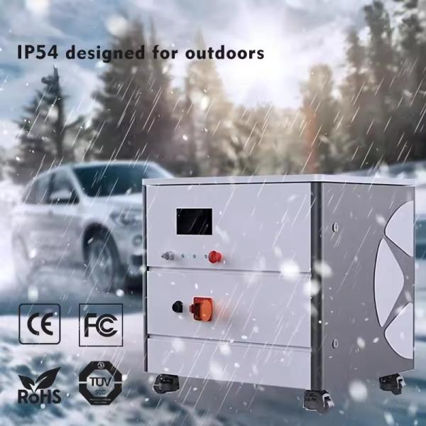 Cargador de batería de vehículos eléctricos IP54 portátil de 20 kW para el rescate de emergencias en carretera