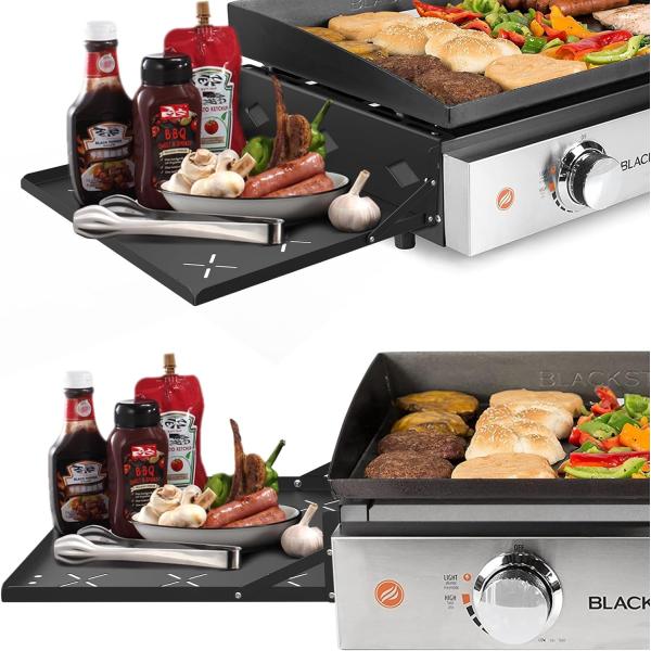 Work Process Heavy Duty Grill Side Shelf for Blackstone Griddle Griddle Accessories