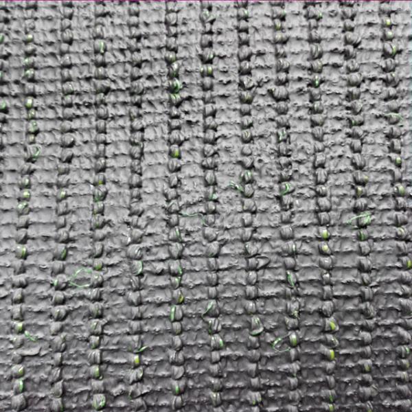 Green Artificial Grass Yarn / Synthetic Garden Balcony Lawn 14s Every 10cm