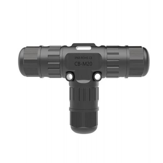 Panel Mount Two Pin Waterproof Connector With 40A Max Current Rating
