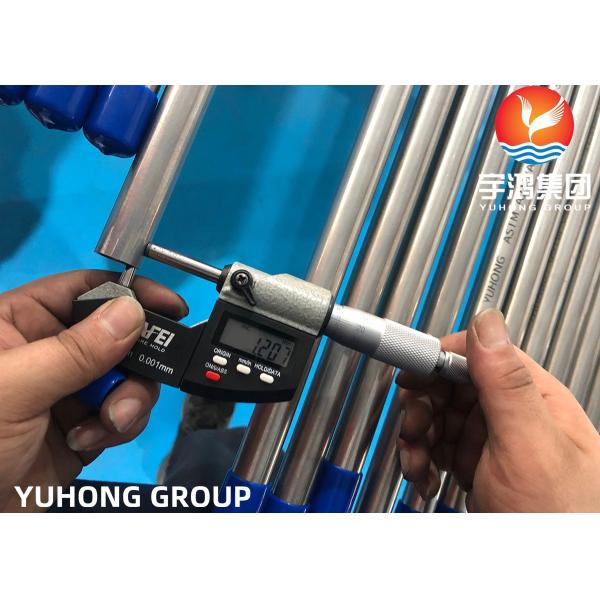 Размер безшовной трубки нержавеющей стали замаринованный и обожженный ASTM A269/ASME SA269 TP316L: 10*0.65*6000mm