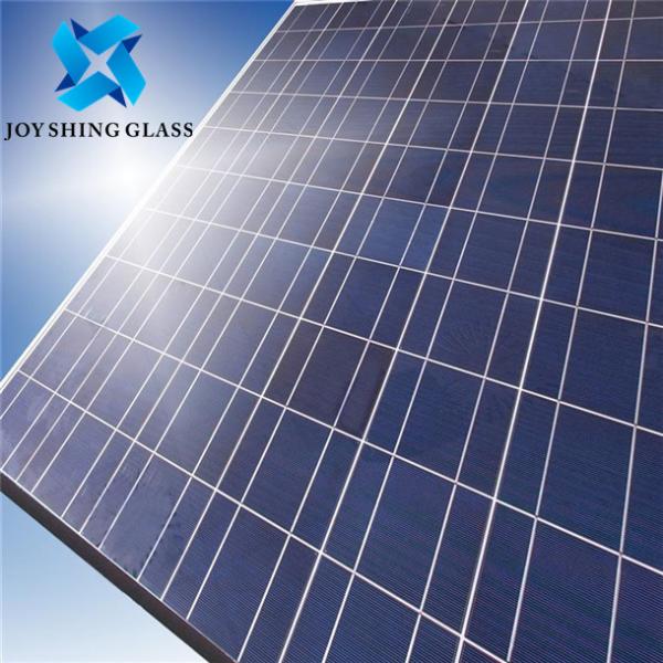 Baixo vidro endurecido do ferro, OEM de vidro solar ultra claro aceitável