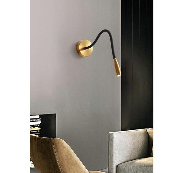 Surface Mounted Wall Lamp Decorative LED Reading Light for Hotel Bedside Headboard