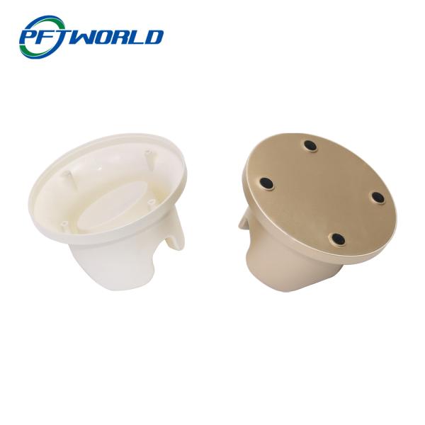 CNC que faz à máquina as peças plásticas, peças da modelação por injeção, peças plásticas do molde