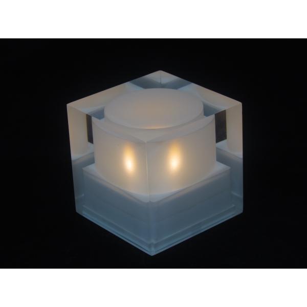 Fashionable crystal texture Solar Candle Lights for living room, garden, dining room