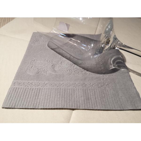Eco Friendly 2ply Luxury Paper Napkin 33x33cm Full Embossed Patteren