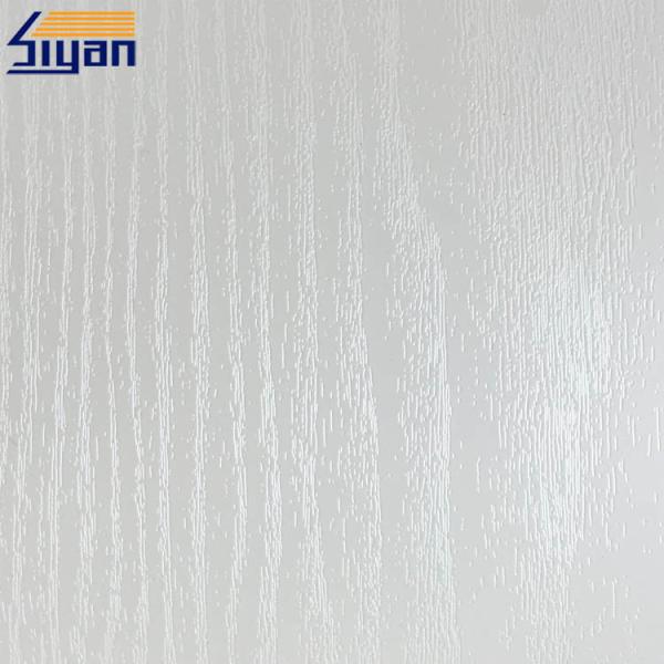 Wood Grain PVC Decorative Foil For Covering Cabinet , Size Customized