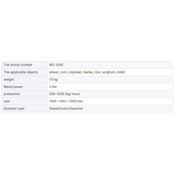 Multi Functional Agricultural Farm Machinery Diesel Agriculture Thresher Machine