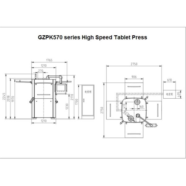 TIANHE 100KN Auto Weight High Speed Tablet Compression Machine Force Feeder D Tooling