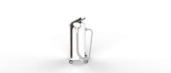 Delicate Champagne painted,considerate and humanized body design,Diode laer hair removal machine