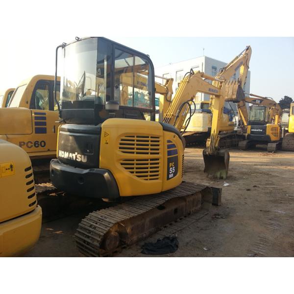 Original Japan Good Condition Used KOMATSU PC55MR-2 Small Excavator For Sale
