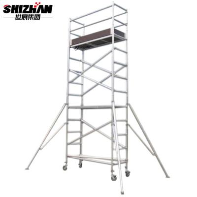 Outdoor Removable Aluminum Telescopic Scaffold Tower 6m Platform