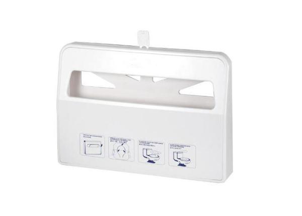 Wall Mounted Health Gards Toilet Seat Cover Dispenser White For Hand Cleaning