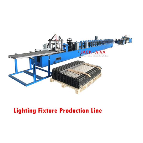 PLC Solar Structure Roll Forming Machine 11kw Lighting Fixture Roll Forming Machine