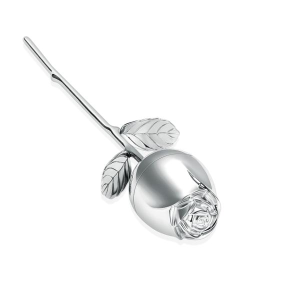 Stainless Steel Secret Stash Cremation Urn Ashes Keepsake Unique Rose Flower Design
