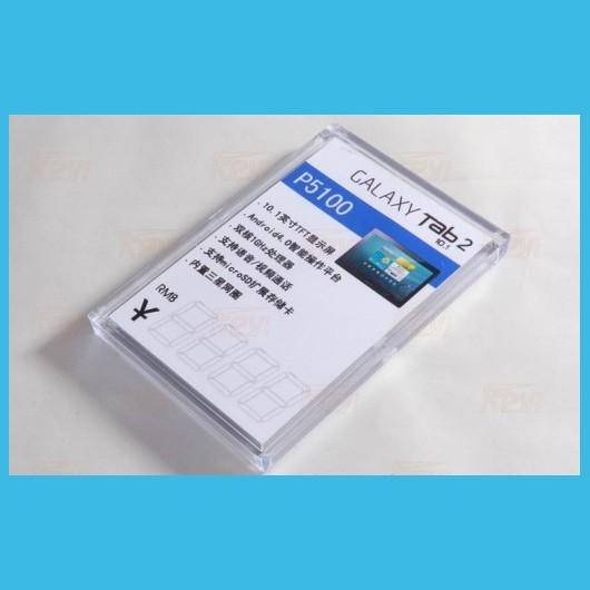 COMER Acrylic Display Sheet Board Panel for Inserts  Universal cell phone specification label acrylic display stand