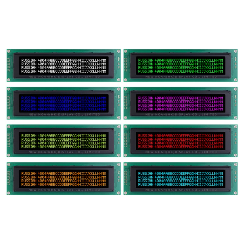 Russian BTN Black Film 4004A3 4X40 4004 18PIN LCM Parallel Port ST7066U Character LCD Screen