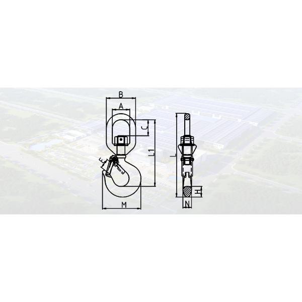 SLR795-SWIVEL HOIST HOOK