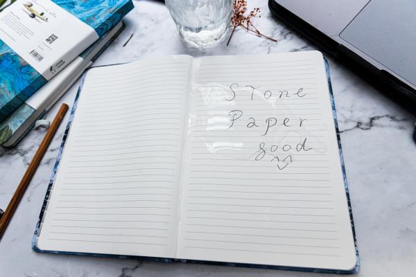 Tear Resistant Stone Paper Notebook REACH ROHS FDA Certificated