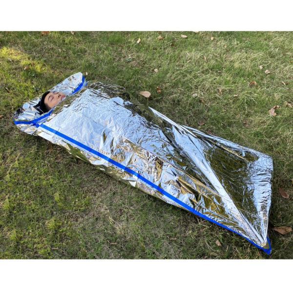 Emergency Sleeping Bag 2 Pack Lightweight Survival Sleeping Bags Thermal Sack Portable Emergency Blanket Campin