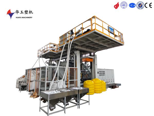 Machine de soufflage HUAYU 2500L-4 pour grands produits en plastique