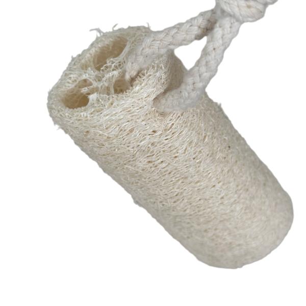 Natural Loofah Dish Sponge 10cm Eco-Friendly Kitchen Scrubber