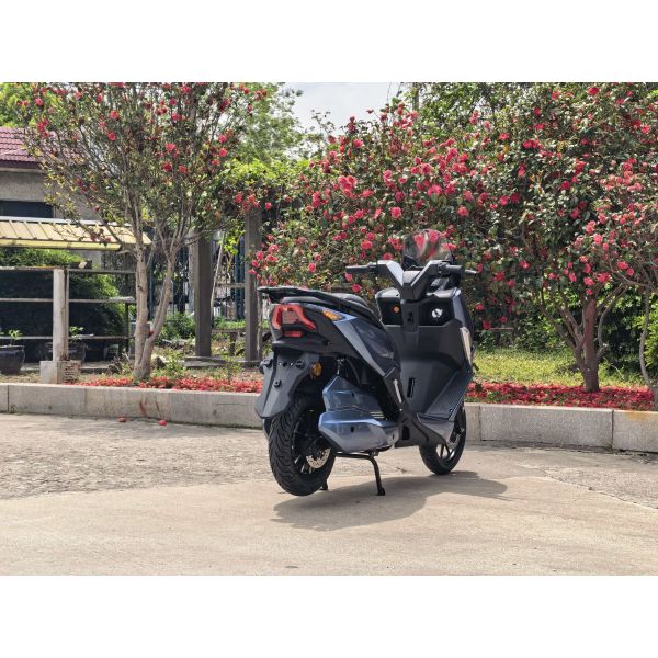 High-speed electric motorcycle, urban electric motorcycle, with a top speed of 80 km/h. Electric motorcycle.