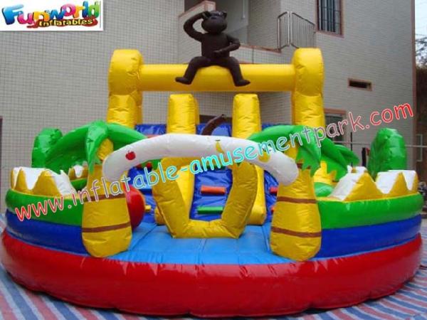 Miúdos ao ar livre 1000D, jogos infláveis para o Re - venda do parque de diversões de 18 onças PVCTarpaulin
