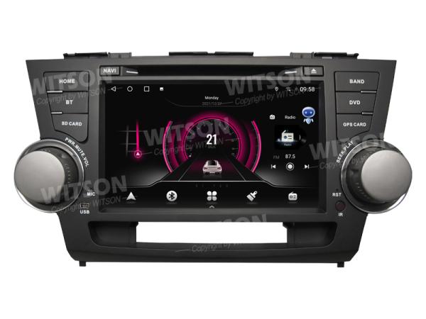 8 Screen OEM Style with DVD Deck For Toyota ighlander 2 XU40 2007-2013 Android Car Stereo