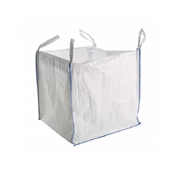 Supplier Super Sack 1 Ton Jumbo Bags Big Bulk Bag Top Cross Packing Flat Color Food Grade Flat Bottom 1500kg 1000kg