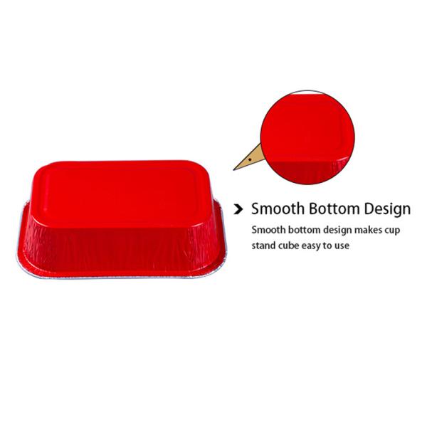 устранимые подносы упаковки еды авиакомпании лотка алюминиевой фольги коробки для завтрака самолета 500ml с крышками