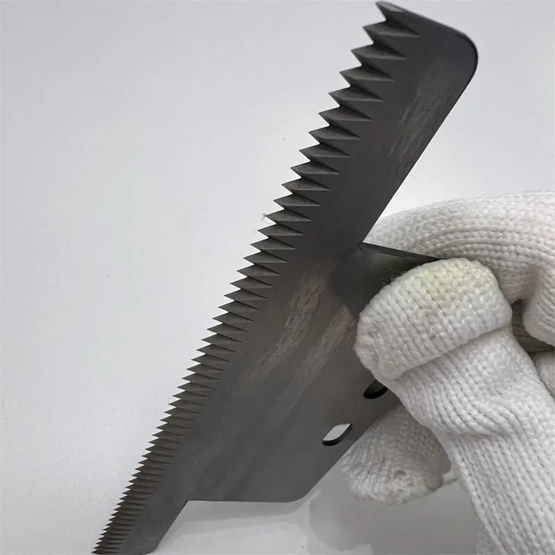Plastic Paper Cutting Knives Teeth Cutting Blade Packaging Serrated Teeth Saw Blade