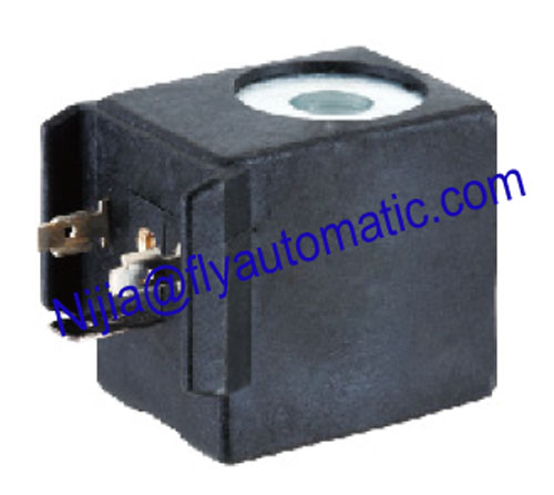 HB700 Mini Valve Solenoid Coil , AC220V 24VDC Solenoid Coil DIN43650A