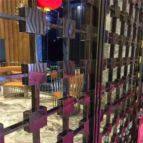 Mirror Color Laser Cut Stainless Steel Sheet for Screen interior wall decorative panel
