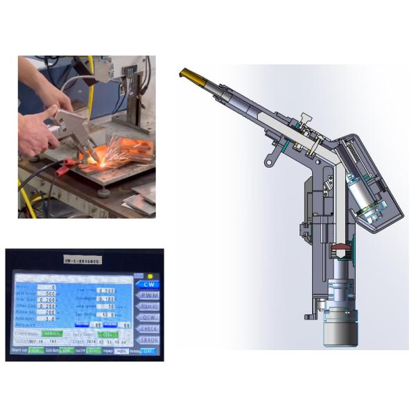 1500W Handheld Single Motor Laser Welding Machine with 4mm Stainless Steel Full Penetration
