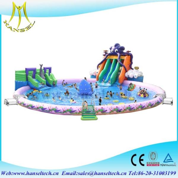 Hansel 2017 hot selling PVC outdoor play area blow up ball pits