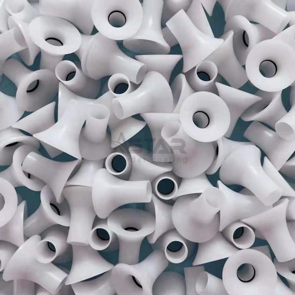 Optional Size  Round Nozzle Trumpet Nozzle Powder Coating Spare Parts