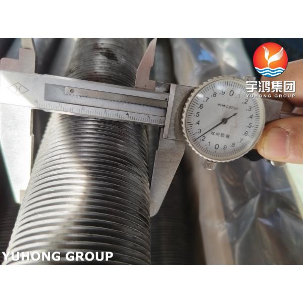 ASTM A213 T5 Embedded Finned Tube With Al1060 Fins For Power Plants