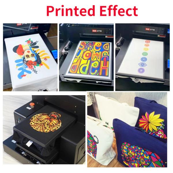 Digital Printing DTG Ink 1000ml Textile Ink For Epson R1800 R1900 F2000 1390 Printers