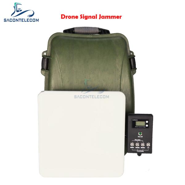 200W High Power Backpack Drone Signal Jammer with 1500m Distance and Wide Frequency Coverage